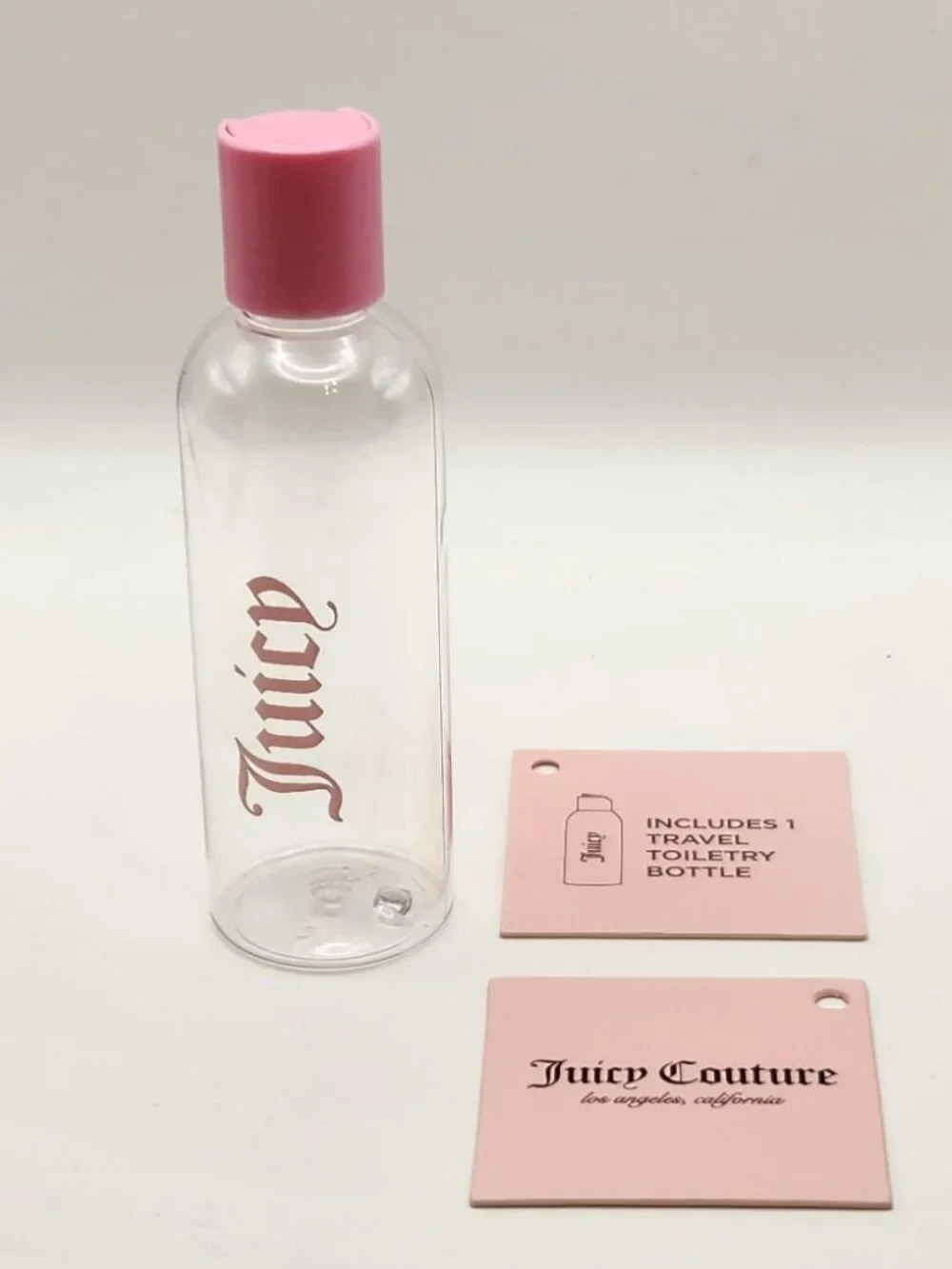 Juicy Couture large & small cosmetic bags pink NWT
